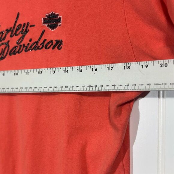 Harley-Davidson Women’s 1X Red T-Shirt Bluegrass Louisville KY Biker Graphic Tee - Picture 7 of 9